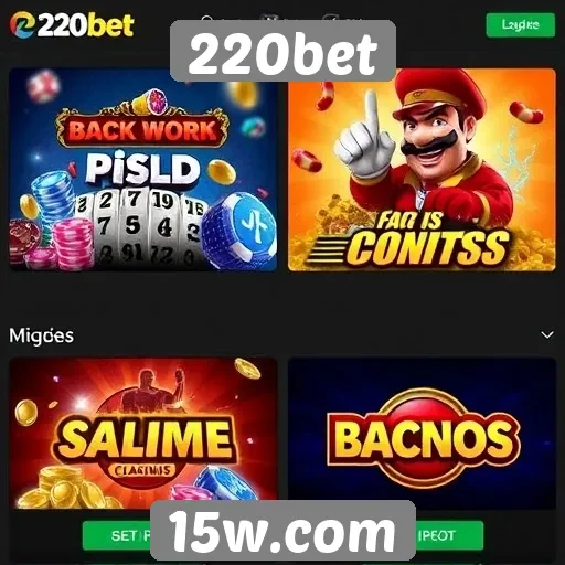 Análise das ofertas de jogos no site 220bet
