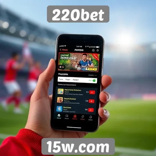 Benefícios da experiência móvel no 220bet